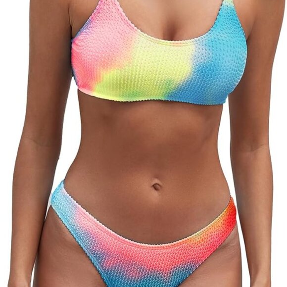 Fanuerg Women's Ribbed Bikini - Picture 5 of 5